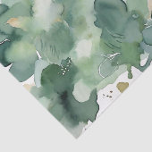 ソフトグリーン水の色パターモダンン 薄葉紙 (詳細)