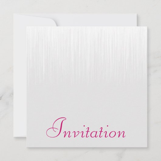 ソフトグレーの静的Rasberryすべてのイベント 招待状 (正面)