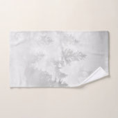 ソフトグレー白い森の夢#1 #decor #art バスタオルセット (ハンドタオル)