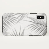 ソフトグレー葉パームズの夢#1 #tropical #decor Case-Mate iPhoneケース (裏面(横))