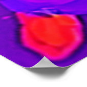 ソフトグロー：マンガの虹 ポスター (角)