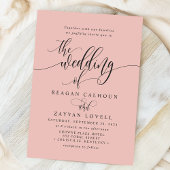 ソフトコーシンプルラルモダンスクリプ結婚ト 招待状