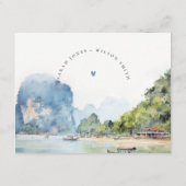 ソフトコースタルタイ結婚シースケープ詳細 エンクロージャーカード (裏面)