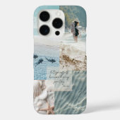 ソフトコーストビーチベイビーコラージュ1枚の写真の詩 Case-Mate iPhoneケース (裏面)