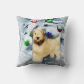 ソフトコートウィートテリアクリスマス クッション (裏面)