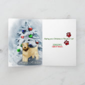 ソフトコートウィートテリアクリスマス シーズンカード (内部)