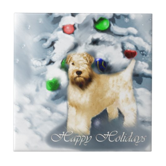 ソフトコートウィートテリアクリスマス タイル (正面)