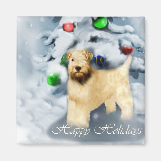 ソフトコートウィートテリアクリスマス マグネット (正面)