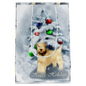 ソフトコートウィートテリアクリスマス ミディアムペーパーバッグ (裏面)