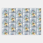 ソフトコートウィートテリアクリスマス ラッピングペーパーシート (正面2)