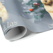 ソフトコートウィートテリアクリスマス ラッピングペーパー (ロールコーナー)