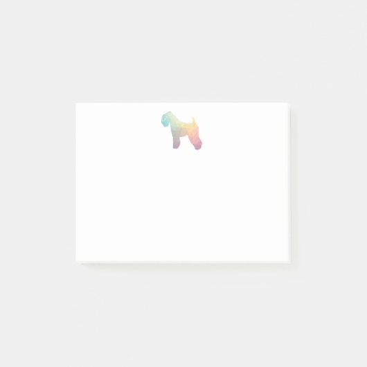 ソフトコートウィートテリアドッグジオパステル ポストイット (正面)