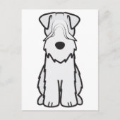 ソフトコートウィートテリアドッグマンガ ポストカード (正面)