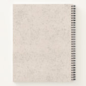 ソフトコートウィートテリアドッグ及び文字カスタム付き ノートブック (裏面)