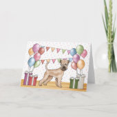 ソフトコートウィートテリアパステルハッピーバースデー カード (正面)