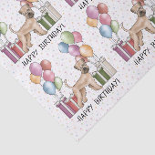 ソフトコートウィートテリアパステルハッピーバースデー 薄葉紙 (詳細)