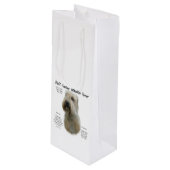 ソフトコートウィートテリアヒストリデザイン ワインギフトバッグ (正面アングル)