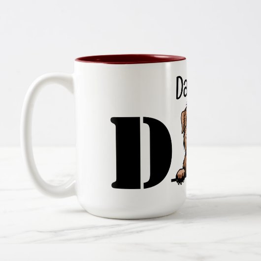 ソフトコートウィートテリアピーキングパパ ツートーンマグカップ (左)