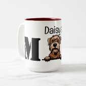 ソフトコートウィートテリアピーキングママ ツートーンマグカップ (正面左)