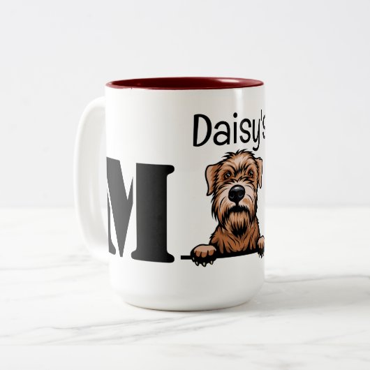 ソフトコートウィートテリアピーキングママ ツートーンマグカップ (正面左)