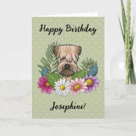 ソフトコートウィートテリアフローラハッピーバースデー カード
