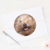 ソフトコートウィートテリアポートレート ラウンドシール (封筒)