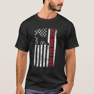 ソフトコートウィートテリア最高のドッグパパエバーマー Tシャツ