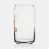 ソフトコートウィートテリア犬名前をカスタムする ガラス缶 (左)