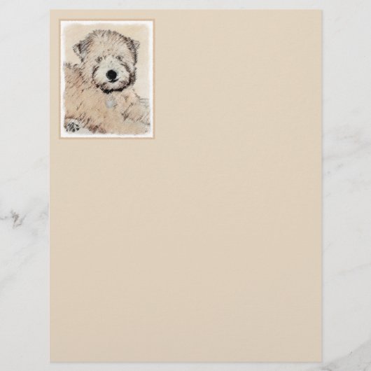 ソフトコートウィートテリア絵画ズオリジナルアート