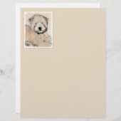 ソフトコートウィートテリア絵画ズオリジナルアート