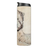 ソフトコートウィートテリア絵画ズオリジナルアート タンブラー (回転右)