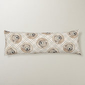 ソフトコートウィートテリア絵画ズオリジナルアート ボディピロー (裏面)