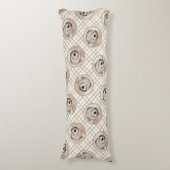 ソフトコートウィートテリア絵画ズオリジナルアート ボディピロー (正面縦)