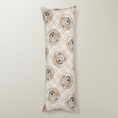 ソフトコートウィートテリア絵画ズオリジナルアート ボディピロー (裏面 (縦))