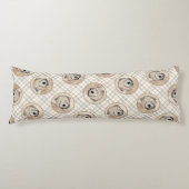 ソフトコートウィートテリア絵画ズオリジナルアート ボディピロー (正面)