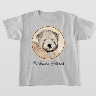 ソフトコートウィートテリア絵画ズオリジナルアート Tシャツ
