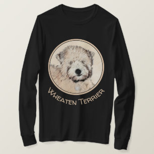 ソフトコートウィートテリア絵画ズオリジナルアート Tシャツ