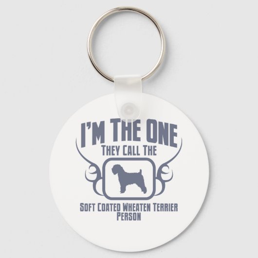 ソフトコートウィートテリア キーホルダー (正面)