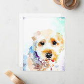 ソフトコートホイートテリアドッグ ノートカード (正面/裏面インサイチュ)