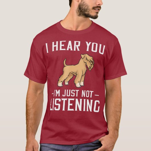 ソフトコート・ホイテン・テリアの犬の子犬の飼い主 Tシャツ (正面)