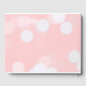 ソフトコーラルピンクとブラックエレガントな結婚式 ゲストブック (裏面)