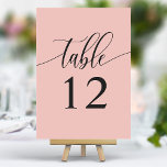 ソフトコーラルピンクミニマリスト書結婚道 テーブルナンバー<br><div class="desc">この柔らかいコーラルピンクのテーブエレガントル番号で客結婚席を案内しよう。ミニマルなデザインと書モダン道を備え、これらのテーブル番号はあなたの結婚式のレセプションに洗練されたtouchを追加する。ソフトな背景とクリーンでクリーンなエレガントタイポグラフィは、簡単の可読性を確保し、あなたのデコ結婚アを向上させる。どのテーマにも結婚最適な、これらのテーブ救済ル番号は、あなたの特別な日のための洗練された組織的な座席の配置を作成する。</div>