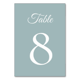 ソフトゴールデンダスティブルーロマンス結婚ズ テーブルナンバー