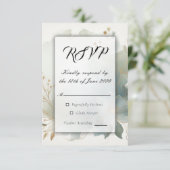 ソフトゴールデンダスティブルーロマンス結婚ズ 出欠カード (スタンド正面)