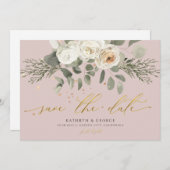 ソフトサンゴフローラ植物樹結婚脂救の セーブザデート (正面/裏面)