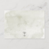 ソフトサンフラワーズボホハートウェディングレセプション エンクロージャーカード (裏面)