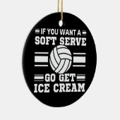 ソフトサーもしビスにアイスクリームを取りに行きたい セラミックオーナメント (右)