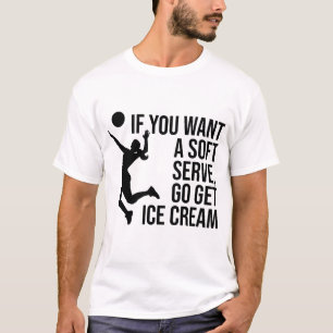 ソフトサーもしビスにアイスクリームを取りに行きたい Tシャツ