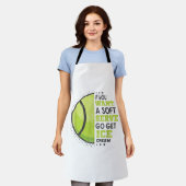 ソフトサーもしビス行ってアイスクリームを手に入れおもしろいて エプロン (着用した状態)