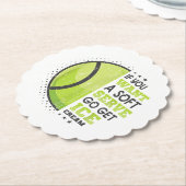 ソフトサーもしビス行ってアイスクリームを手に入れおもしろいて ペーパーコースター (アングル)